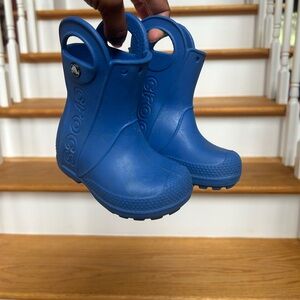 Crocs Rain Boots Blue